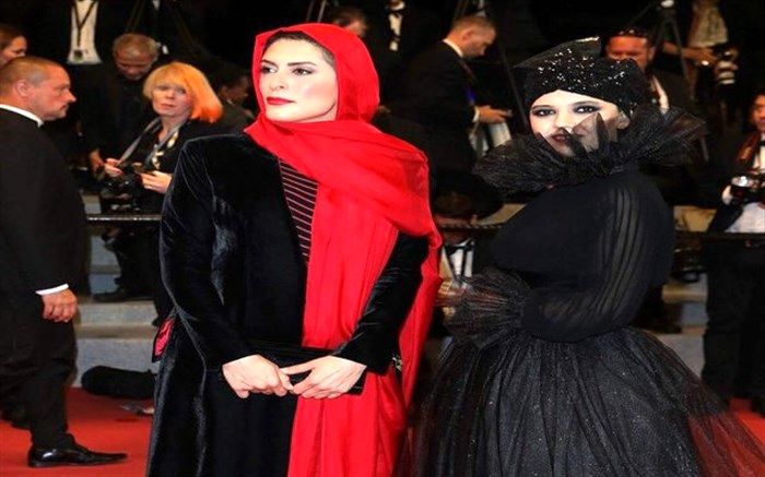 پوشش عجیب بازیگر «سه‌رخ» در جشنواره کن + تصاویر