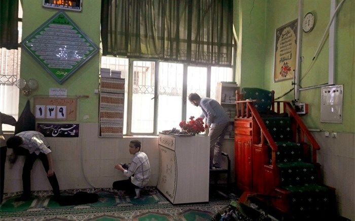 آئین تکریم و غبار روبی مسجد امام حسین(ع) شهرقدس برگزار شد