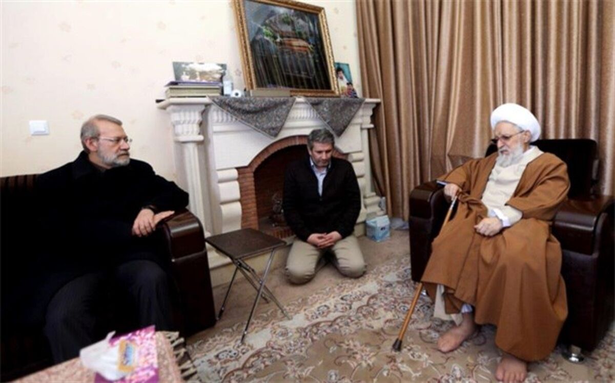 لاریجانی درگذشت آیت الله ایمانی را تسلیت گفت
