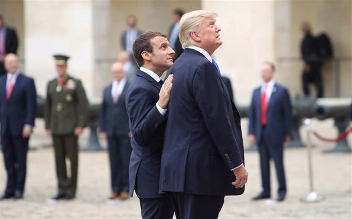 ترامپ و ماکرون گفتگو کردند