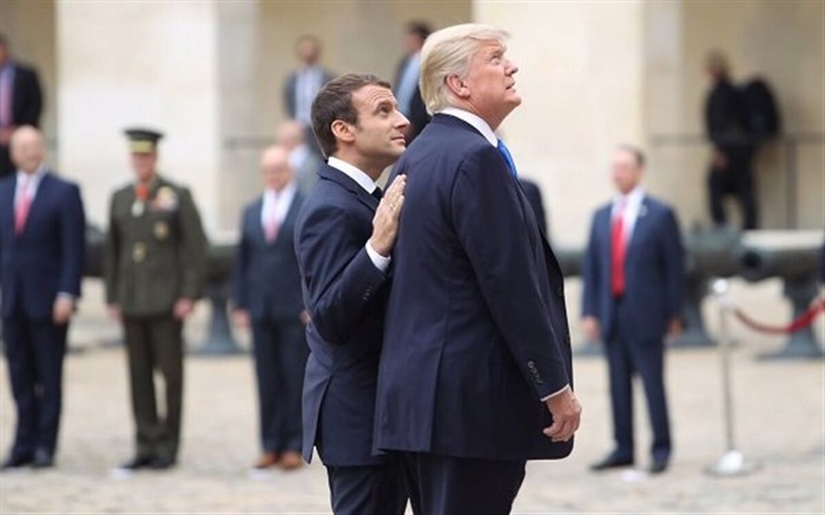ترامپ و ماکرون گفتگو کردند