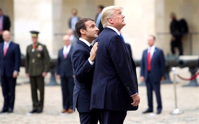 ترامپ و ماکرون گفتگو کردند