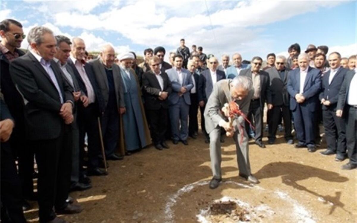 افتتاح مدرسه خیرساز و کلنگ زنی 3 مدرسه در بخش سبلان سرعین