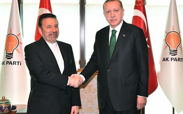 محمود واعظی با اردوغان دیدار و مذاکره کرد