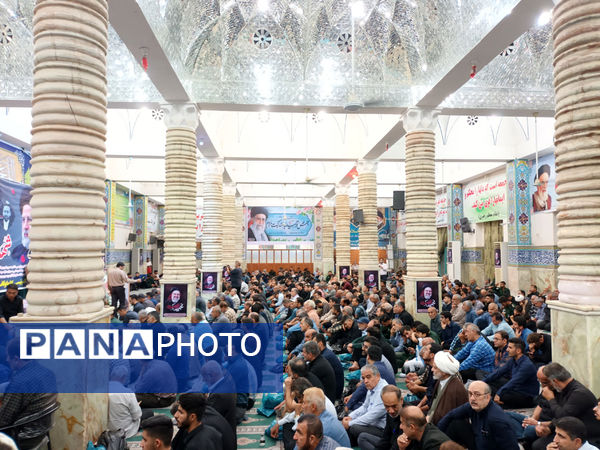  مراسم سوگواری شهادت آیت‌الله سید ابراهیم رئیسی و هیات همراه ایشان در بهبهان