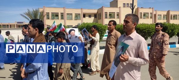 راهپیمایی روز قدس در قلعه‌گنج