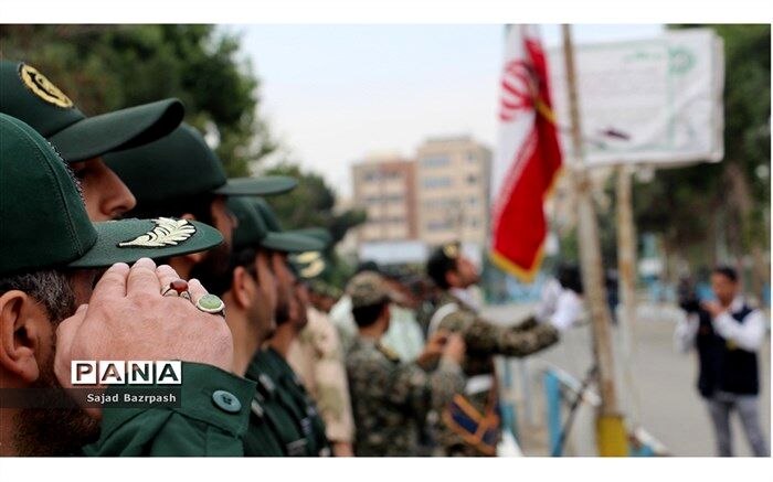 صبحگاه مشترک نیروهای مسلح استان البرز برگزار شد