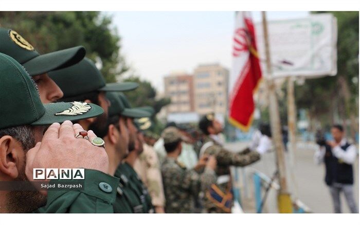 صبحگاه مشترک نیروهای مسلح استان البرز برگزار شد