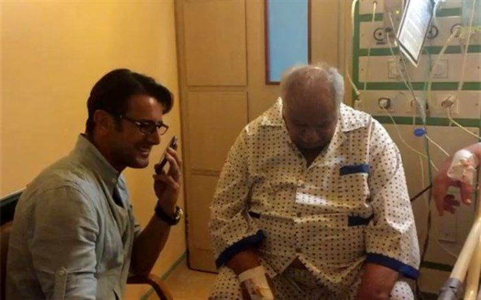 آخرین فیلم از ناصر ملک‌ مطیعی در بیمارستان