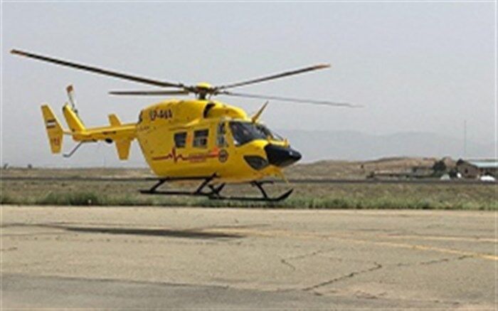 یک بالگرد اورژانس هوایی به دانشگاه علوم پزشکی سمنان تحویل داده شد