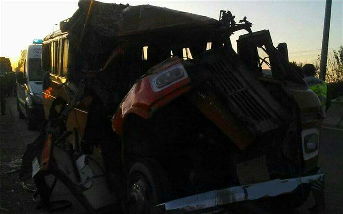 یازده  مصدوم در واژگونی مینی‌بوس در جاده مراوه‌تپه به اینچه‌برون