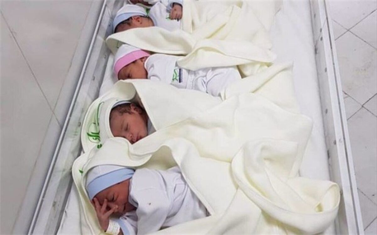 مادر ۲۳ ساله تبریزی ۶ قلو به دنیا آورد