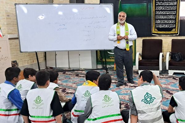 برگزاری پیش اردوی ملی دانش آموزان پیشتاز ناحیه دو شهرری 