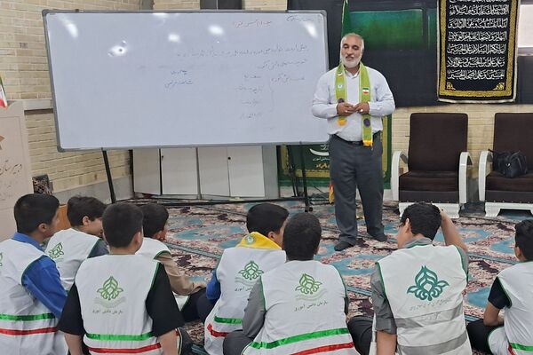 برگزاری پیش اردوی ملی دانش آموزان پیشتاز ناحیه دو شهرری 