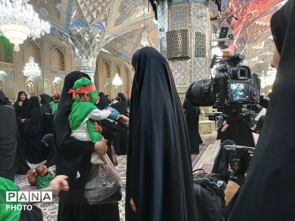 در حریم کوچکترین سرباز کربلا