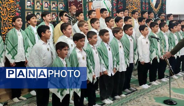 مراسم یادواره شهدا در روستای قراخیل قائمشهر