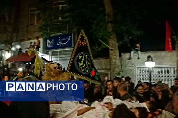 حرکت نمادین کاروان اسرای کربلا در دماوند