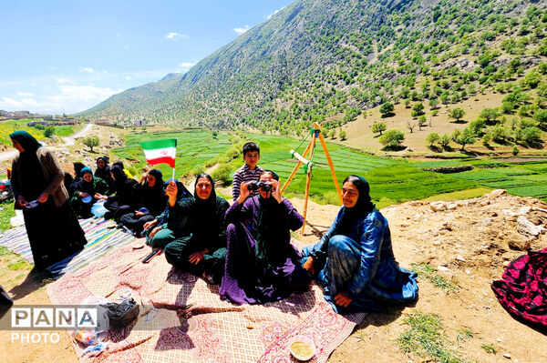 مهمان نوازی مردم انقلابی و غیور روستای پل بریده از مسئولین و رزمندگان