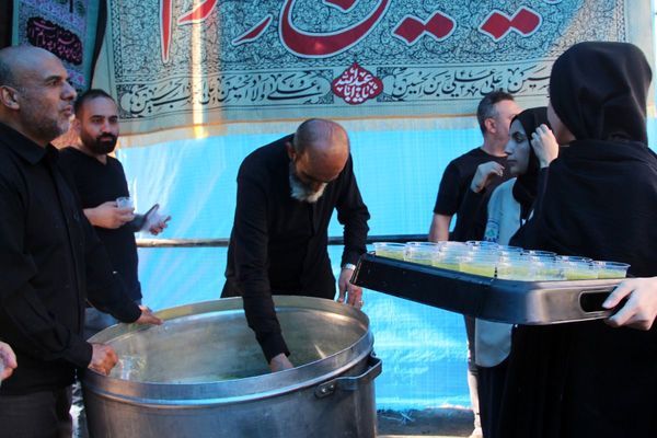حضور باشکوه جاماندگان اربعین حسینی در شهر ری