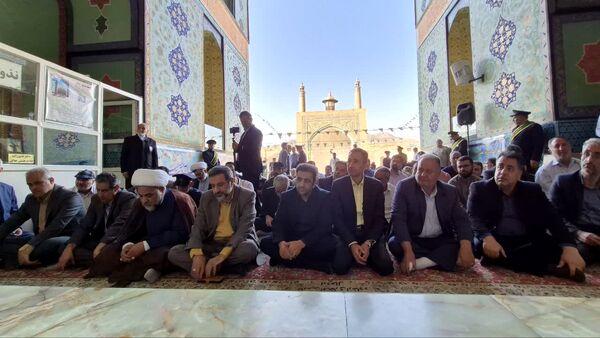 مراسم غبارروبی ضریح مطهر حضرت سلطانعلی(ع) همزمان با میلاد پیامبر(ص) و امام صادق(ع) در مشهد اردهال