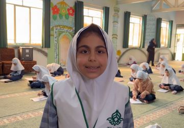 برگزاری مسابقه پرهیجان کتابخوانی در دبستان دخترانه میرشمسی