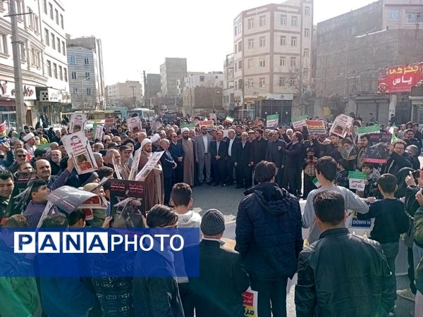 راهپیمایی مردمی به شکرانه پیروزی مردم قهرمان غزه و جبهه مقاومت