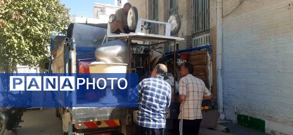 اعزام خادمیاران رضوی شهرستان فلاورجان به مشهد مقدس و برپایی موکب در میدان شهدا شهر مشهد