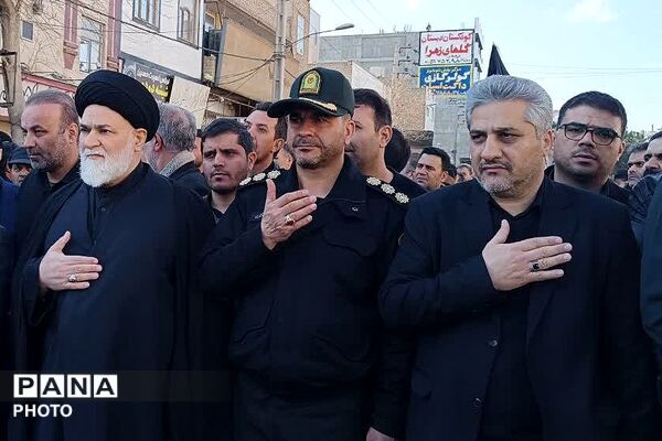 تشییع و تدفین پیکر شهید امیرحسن کاظمی