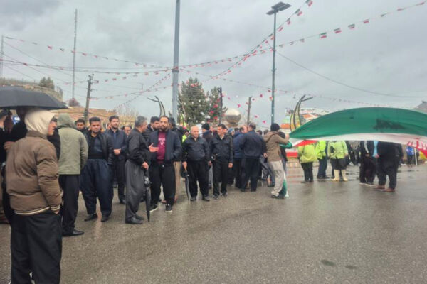 پاوه میزبان راهپیمایی باشکوه مردمی در ۲۲ بهمن