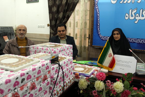 آیین تقدیر از دانش‌آموزان و فرهنگیان برگزیده در گلوگاه