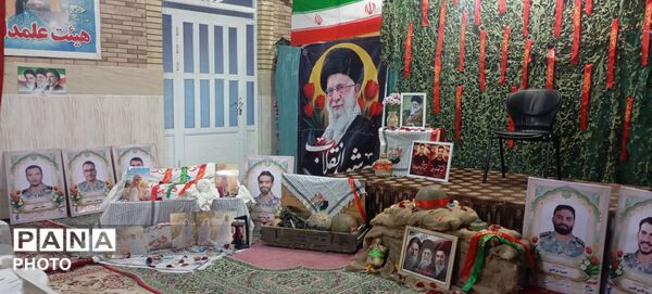 مراسم یادبود شهدای دفاع مقدس در محله طلابند