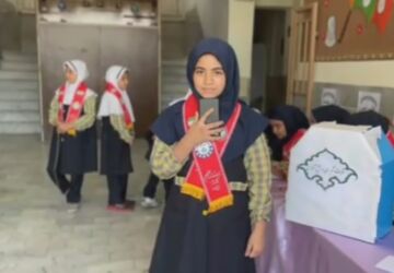 دختران عفت پای صندوق؛ گزارش برگزاری انتخابات شورای دانش آموزی دبیرستان عفت