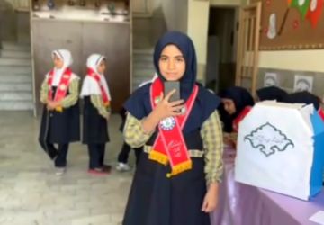 دختران عفت پای صندوق؛ گزارش برگزاری انتخابات شورای دانش آموزی دبیرستان عفت