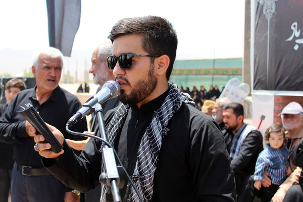 عزاداری تاسوعای حسینی در شهر درق 