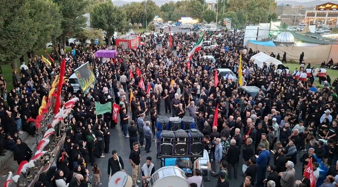 حماسه دلدادگی جاماندگان اربعین در ملایر