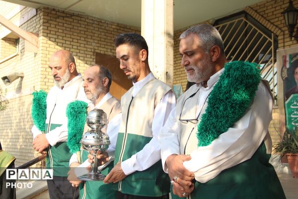 حضور خادمان‌ امام رضا (ع) در هنرستان شهدای سایپا اسلامشهر