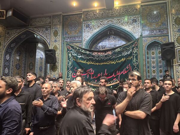مراسم عاشورای حسینی در انگورستان ملک اصفهان
