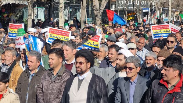 اتحاد مردم فاروج علیه آشوبگران و رژیم صهیونسیتی 
