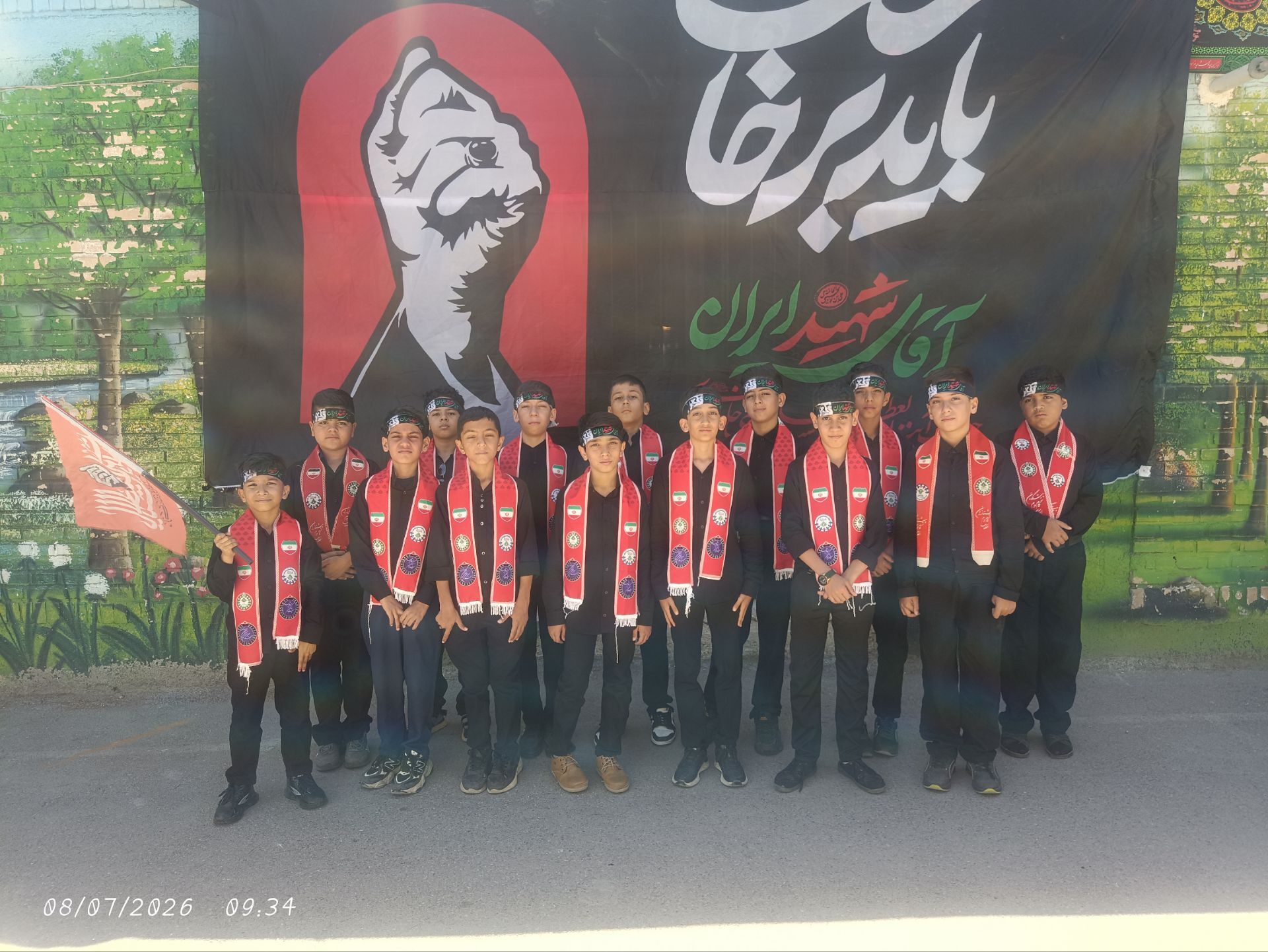 دبستان قائم ناحیه۲ میزبان و خدمتگزار زائران رضوی در محرم حسینی بود 