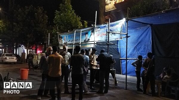 موکب شهدای روستای آهوان در صد و چهارمین شب از اجتماعات مردمی 