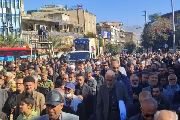 تشییع پیکر پاک شهید گمنام در روز شهادت حضرت زهرا (س)