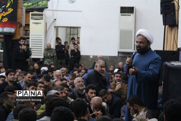 مراسم وداع با شهیدان مدافع حرم سید جلال حبیب‌الله‌پور و سید سجاد خلیلی