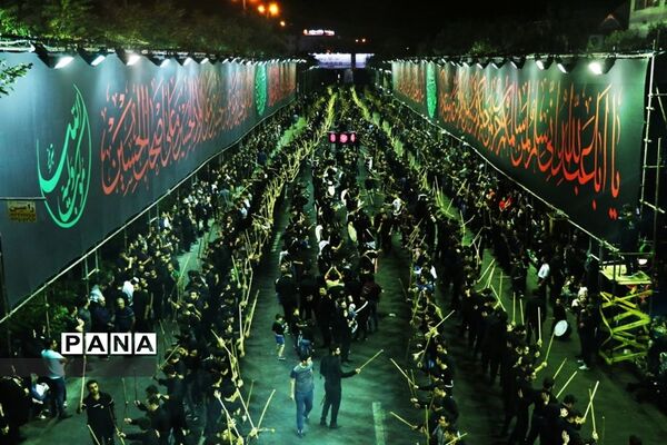 آغاز عزاداری های ماه محرم در خیابانهای تبریز
