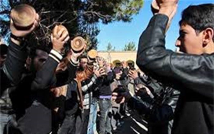 مراسم «سنگ زنی» روستای درخش 