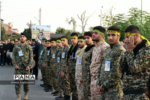 مراسم استقبال از شهید مدافع حرم سید جلال حبیب‌اله‌پور در بابلسر