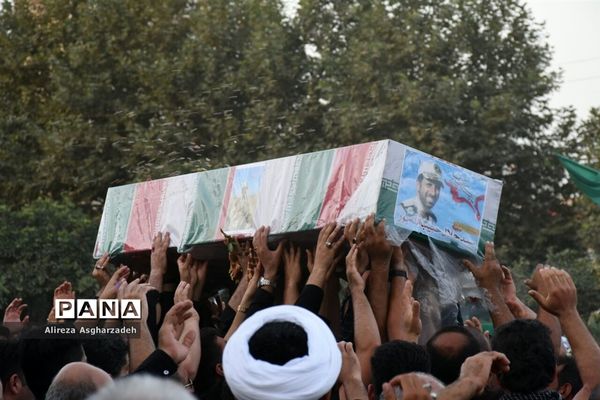 مراسم استقبال از شهید مدافع حرم سید جلال حبیب‌اله‌پور در بابلسر