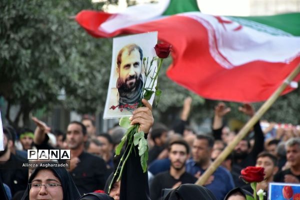 مراسم استقبال از شهید مدافع حرم سید جلال حبیب‌اله‌پور در بابلسر