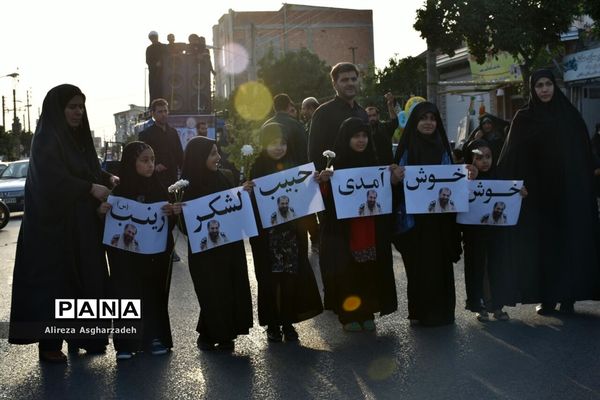 مراسم استقبال از شهید مدافع حرم سید جلال حبیب‌اله‌پور در بابلسر