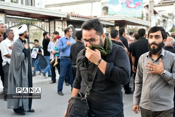 مراسم استقبال از شهید مدافع حرم سید جلال حبیب‌اله‌پور در بابلسر