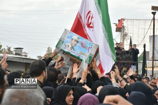 مراسم استقبال از شهید مدافع حرم سید جلال حبیب‌اله‌پور در بابلسر